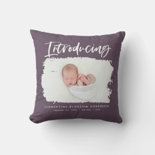 Introductie van elegante minimale fotogeboorte kussen