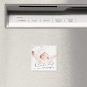 Introductie van Foto Birth Announcement Magneet (Insitu (Vaatwasser))