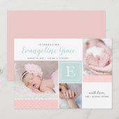 Introductie van Multi-Photo Birth Announcement Aankondiging (Voorkant / Achterkant)