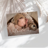 INTRODUCTION | faire-part de naissance de script s