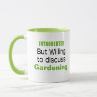 Introduction jardinage amusant Citations Mug