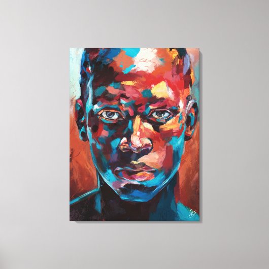 Introspecção Intensa Canvas Afdruk (Voorkant)