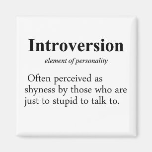 Introversion Definition Typo Version Magneet