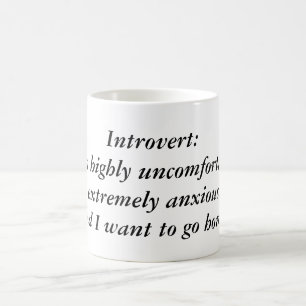 Introvert: Aangedreven door stilte en cafeïne Koffiemok