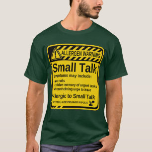 Introvert Anti-Sociaal grappig cadeau shirt
