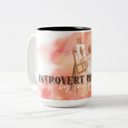 Introvert Artist Mok (Voorkant links)