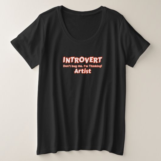 Introvert Artiste (Design devant)