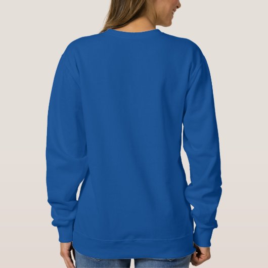Introvert Blue Trui (Achterkant)