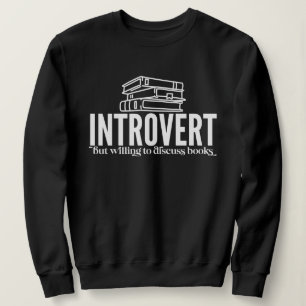 Introvert Book Lover Trui