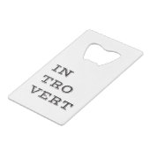Introvert Bottle Opener (Devant Angle)