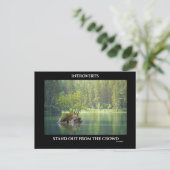 INTROVERT BRIEFKAART (Staand voorkant)