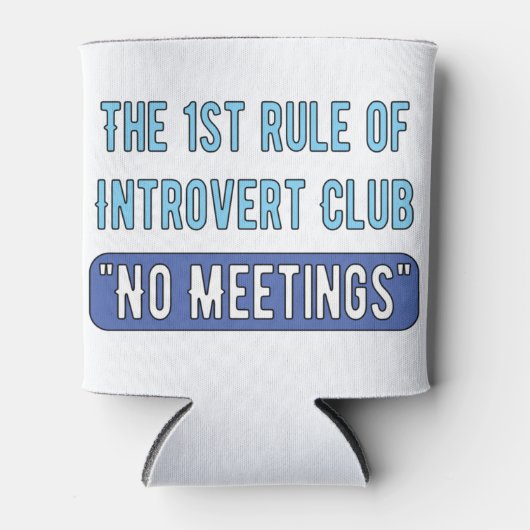 Introvert Club Blikjeskoeler (Voorkant)