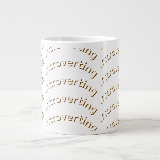 introvert customisable special mug gift (Devant)