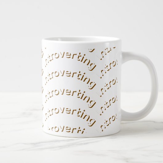 introvert customisable special mug gift (Droite)