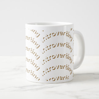 introvert customisable special mug gift extra grote beker