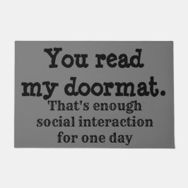 Introvert Doormat Deurmat