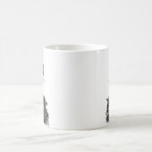 Introvert Empath Uil wijsheid geïllustreerd inkt c Koffiemok (Center)