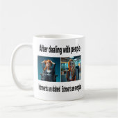 Introvert/Extrovert koffie mok (Links)