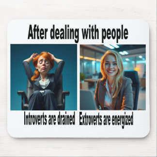 Introvert/Extrovert Muismat