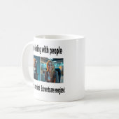 Introvert/Extrovert tasse de café (Devant gauche)