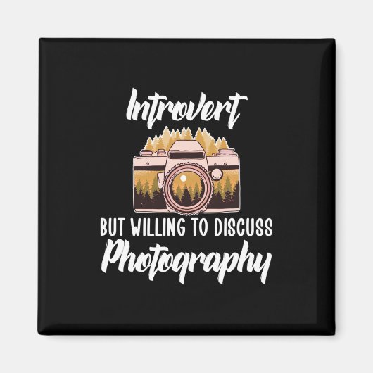 Introvert-fotografie Magneet (Voorkant)