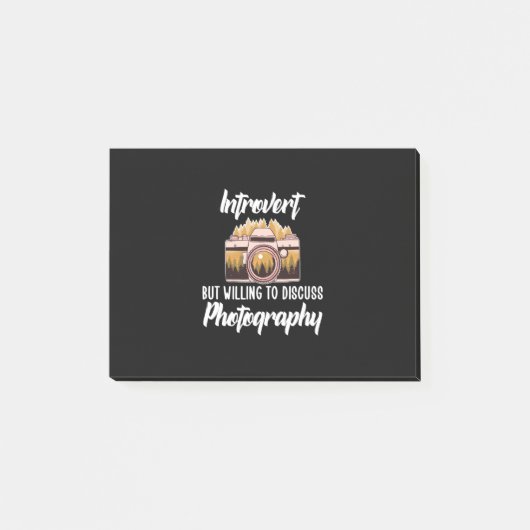 Introvert-fotografie Post-it® Notes (Voorkant)