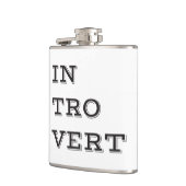 Introvert gevlekte vinylkolf heupfles (Links)