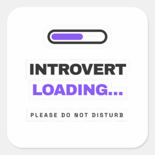 Introvert Laad Funny Sticker