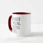 Introvert maar bereid om Jezus grappig te bespreke Mok (Voorkant links)