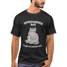 Introvert maar bereid om over katten te praten Kat