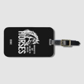 Introvert maar bereid om paarden grappig te bespre bagagelabel (Voorkant (horizontaal))