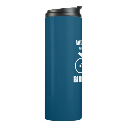 Introvert maar gestookt om te praten over bikepack thermosbeker (Gedraaid links)
