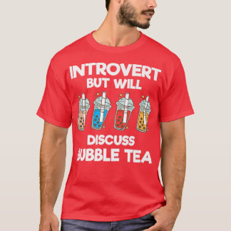 Introvert maar zal het hebben over de knuppels van t-shirt