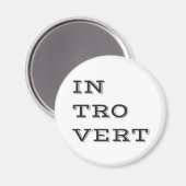Introvert Magnet Magneet (Voorkant / Achterkant)