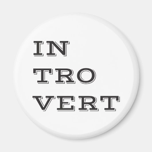 Introvert Magnet Magneet (Voorkant)