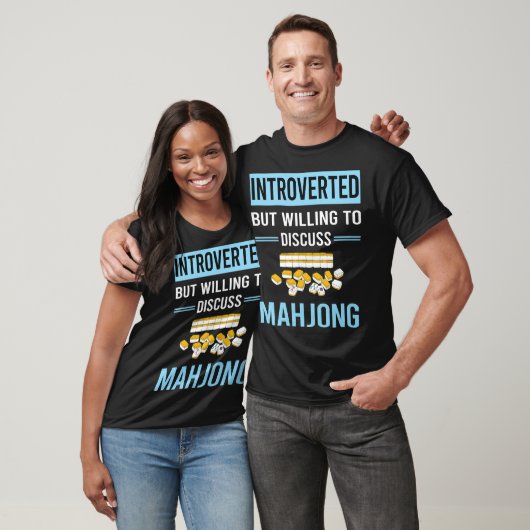 Introvert Mahjong Majong Mah Jong Mah Jong T-shirt (Unisex)
