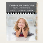 Introvert meme planner (Achterkant)