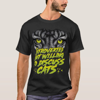 Introvert met Kattenprioriteiten - Grappige Katten T-shirt
