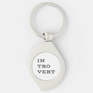 Introvert Metale Sleutelhanger