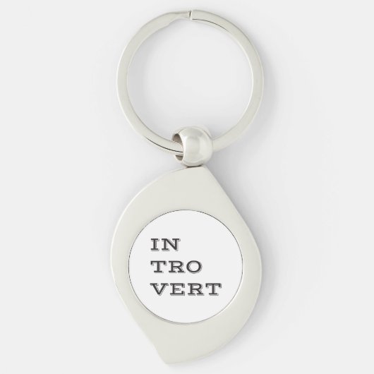 Introvert Metale Sleutelhanger (Voorkant)