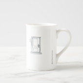 Introvert Minimalist Line Art Coffee Mug (Droite)