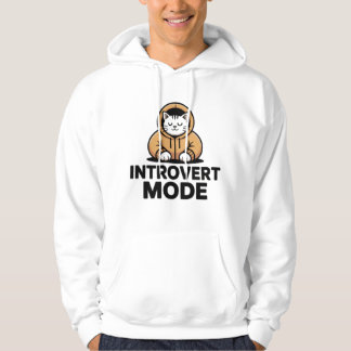Introvert Modus Kat Hoodie