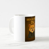 Introvert Mood Mok – Grumpy Cat Edition (Voorkant links)