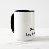 Introvert Mug : Shh, Profitez du silence (Devant gauche)