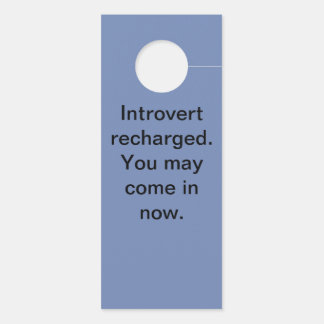 Introvert oplaadtijd