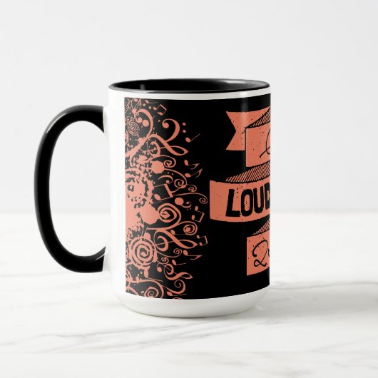 Introvert persoonlijkheid luide muziek stille mens mok (Links)