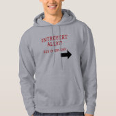 Introvert Quote Collage Tee – Socially Selective Hoodie (Voorkant)