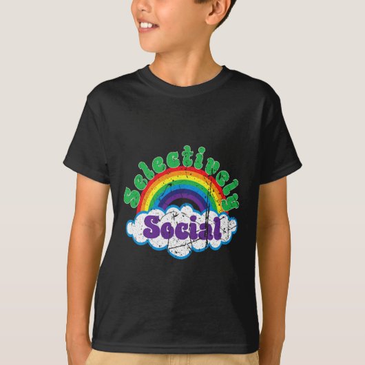 Introvert Selectief bewustzijn voor sociale geeste T-shirt (Voorkant)
