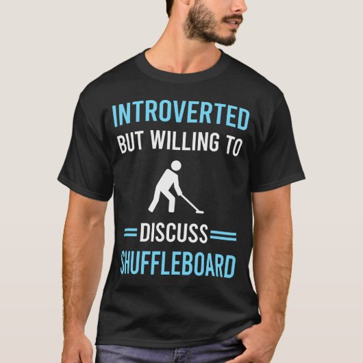 Introvert Shuffleboard T-shirt (Voorkant)