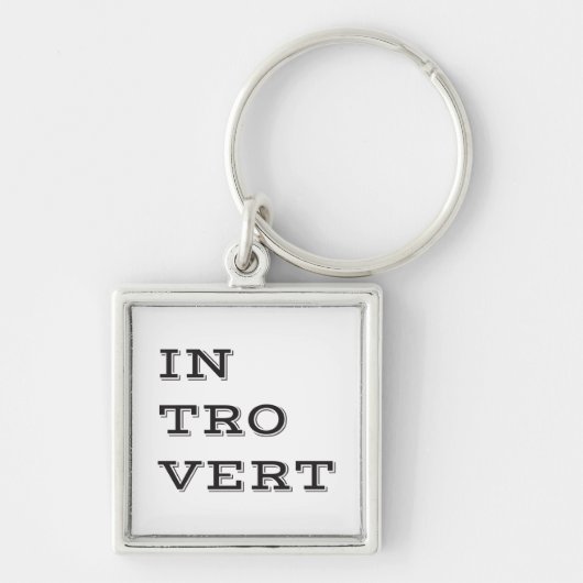 Introvert Sleutelhanger (Voorkant)